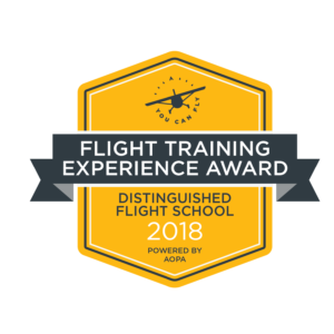 AOPA Flight Training Experience Award 2018 Distinguished Flight School