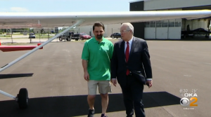 Jon Delano of KDKA interviews Fabio Ruberto about Aviation Academy with CCBC and BC3