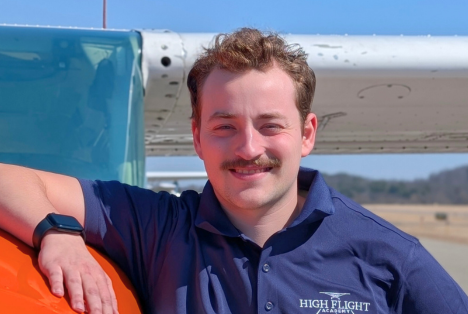 High Flight Academy flight instructor Xavier Sasala.