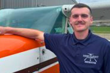 High Flight Academy flight instructor Zach Schwab.